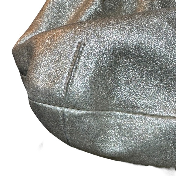 Coach Goat Suede Pleated Belted Hobo Bag - Picture 4 of 12